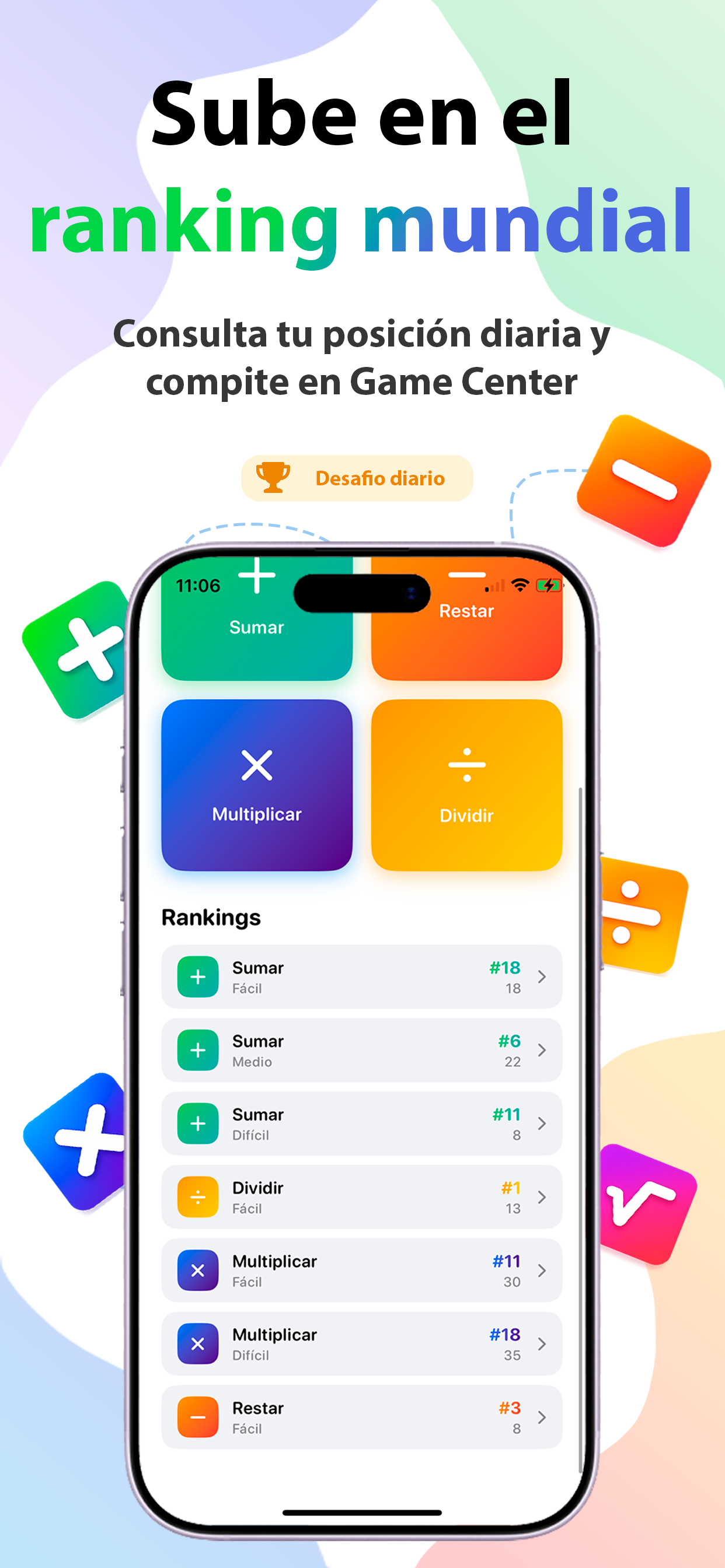 Math Trainer - Rankings